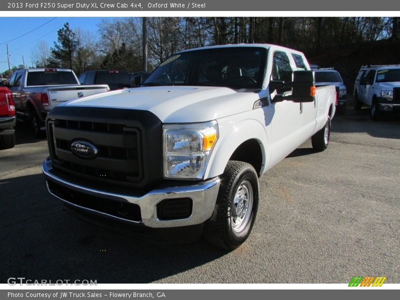 Oxford White / Steel 2013 Ford F250 Super Duty XL Crew Cab 4x4