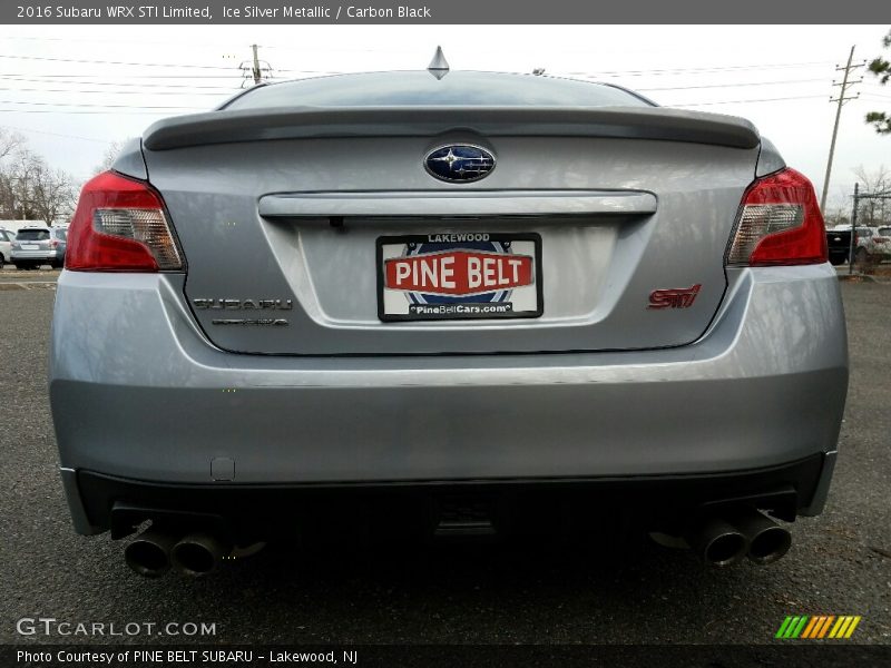 Ice Silver Metallic / Carbon Black 2016 Subaru WRX STI Limited