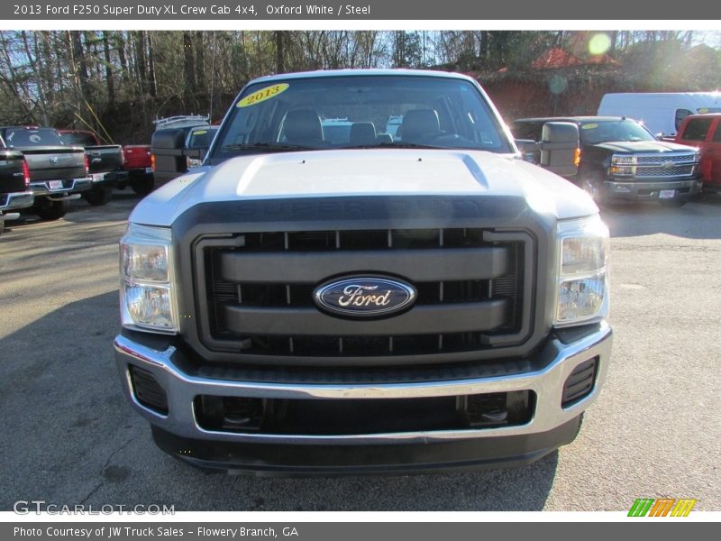 Oxford White / Steel 2013 Ford F250 Super Duty XL Crew Cab 4x4