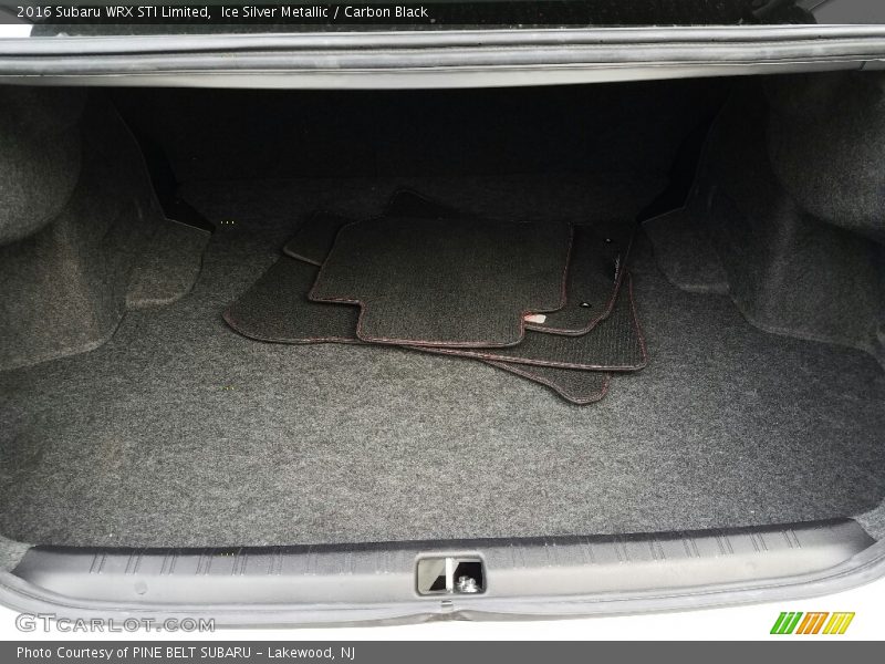 Ice Silver Metallic / Carbon Black 2016 Subaru WRX STI Limited