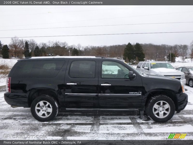Onyx Black / Cocoa/Light Cashmere 2008 GMC Yukon XL Denali AWD