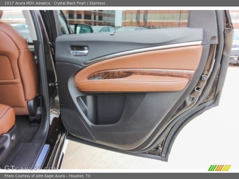 Crystal Black Pearl / Espresso 2017 Acura MDX Advance