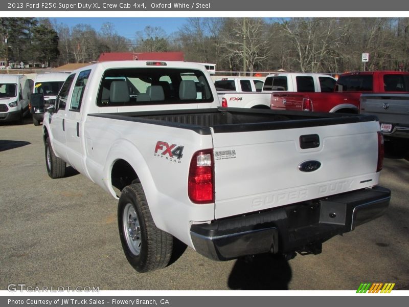 Oxford White / Steel 2013 Ford F250 Super Duty XL Crew Cab 4x4
