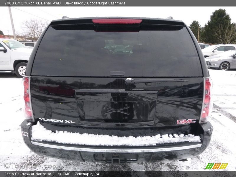 Onyx Black / Cocoa/Light Cashmere 2008 GMC Yukon XL Denali AWD