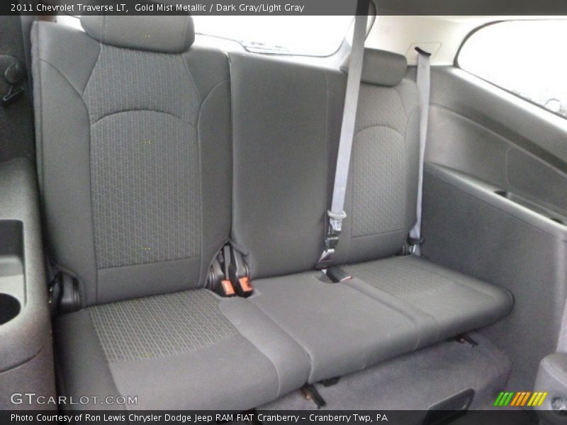 Gold Mist Metallic / Dark Gray/Light Gray 2011 Chevrolet Traverse LT