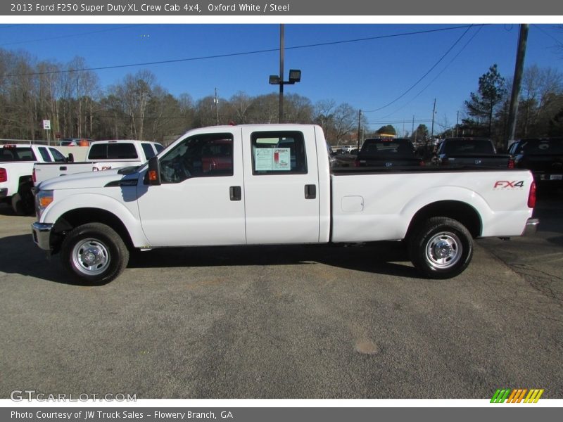 Oxford White / Steel 2013 Ford F250 Super Duty XL Crew Cab 4x4