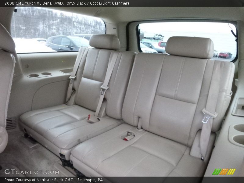 Onyx Black / Cocoa/Light Cashmere 2008 GMC Yukon XL Denali AWD