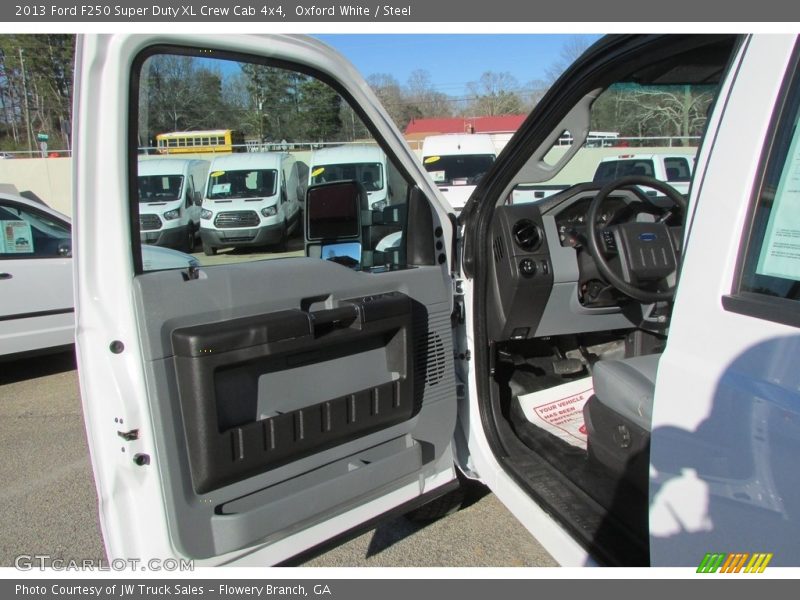 Oxford White / Steel 2013 Ford F250 Super Duty XL Crew Cab 4x4