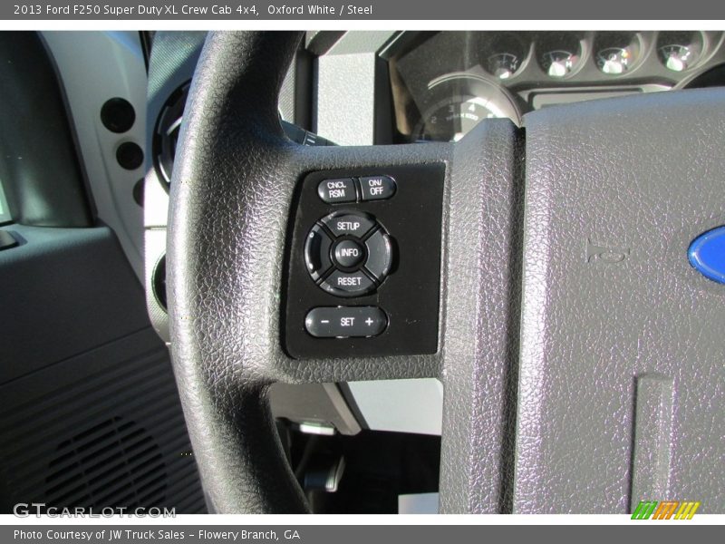 Oxford White / Steel 2013 Ford F250 Super Duty XL Crew Cab 4x4