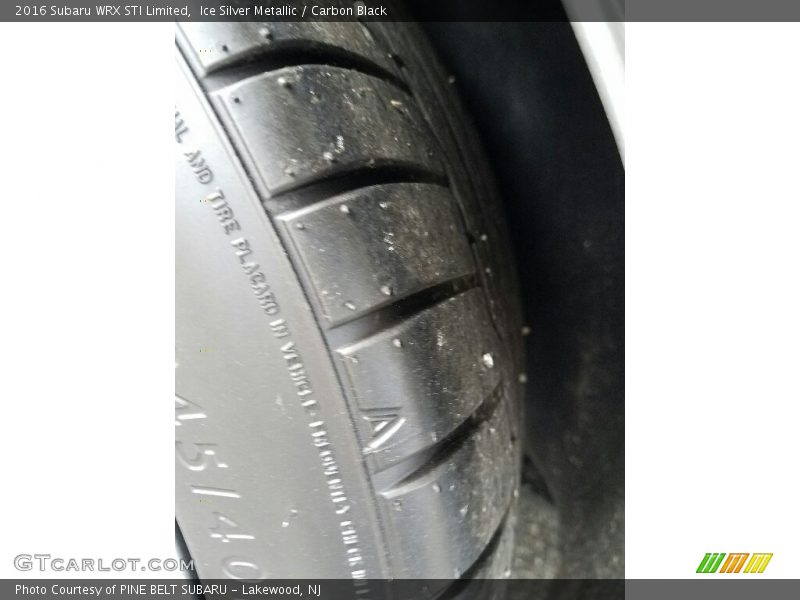 Ice Silver Metallic / Carbon Black 2016 Subaru WRX STI Limited