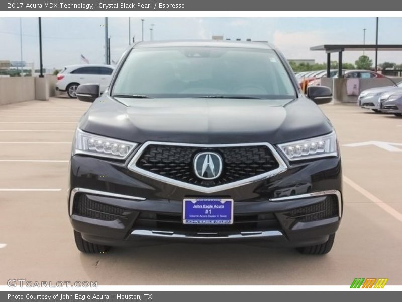 Crystal Black Pearl / Espresso 2017 Acura MDX Technology