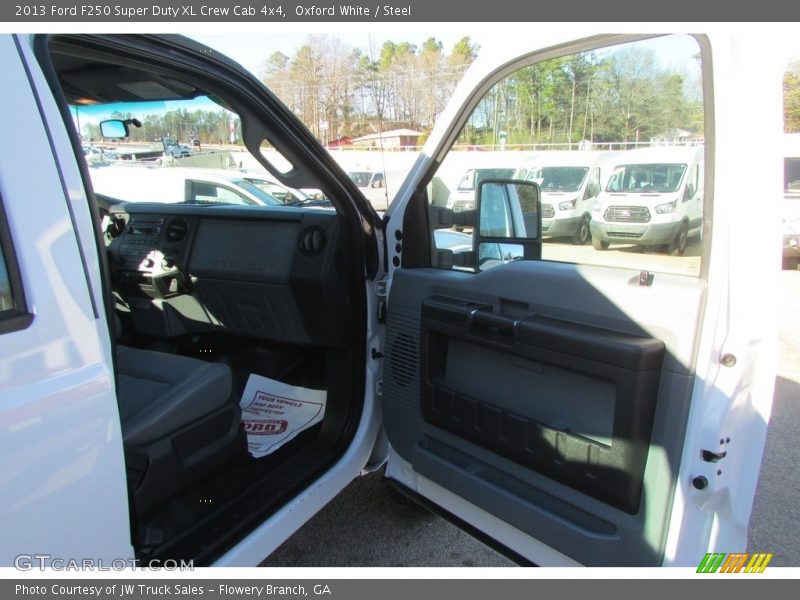 Oxford White / Steel 2013 Ford F250 Super Duty XL Crew Cab 4x4