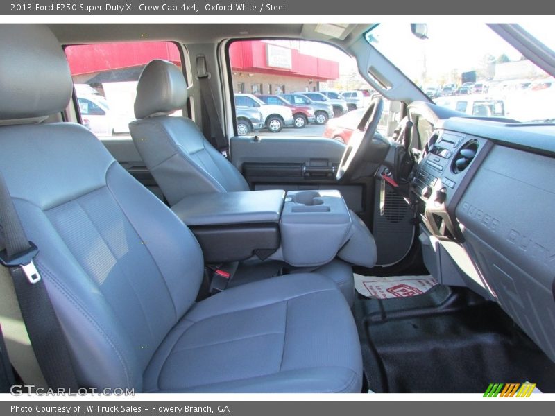 Oxford White / Steel 2013 Ford F250 Super Duty XL Crew Cab 4x4