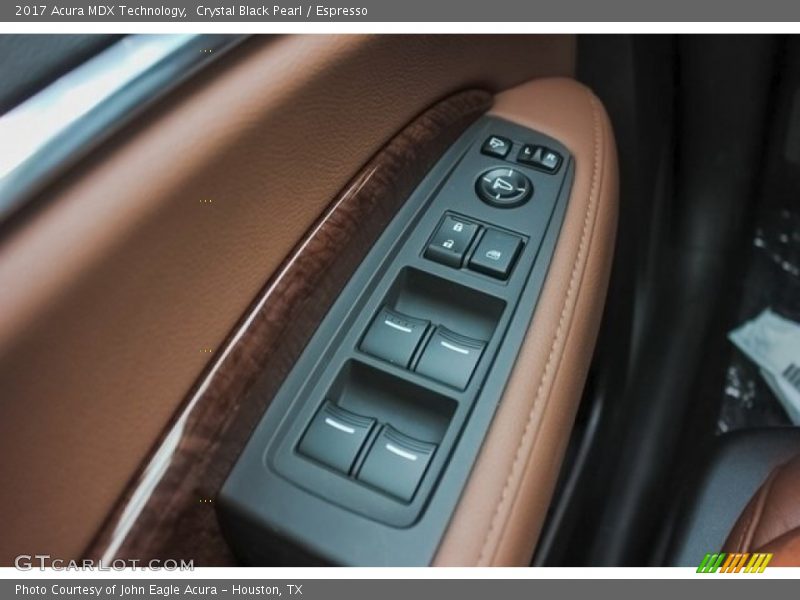 Crystal Black Pearl / Espresso 2017 Acura MDX Technology