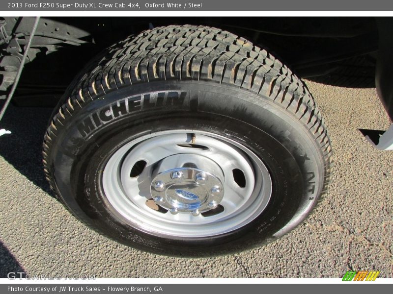 Oxford White / Steel 2013 Ford F250 Super Duty XL Crew Cab 4x4