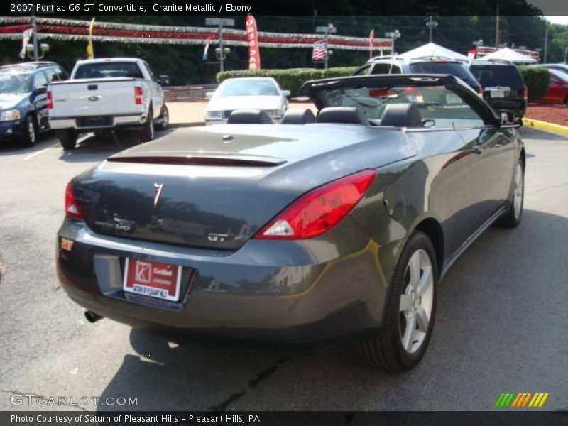 Granite Metallic / Ebony 2007 Pontiac G6 GT Convertible