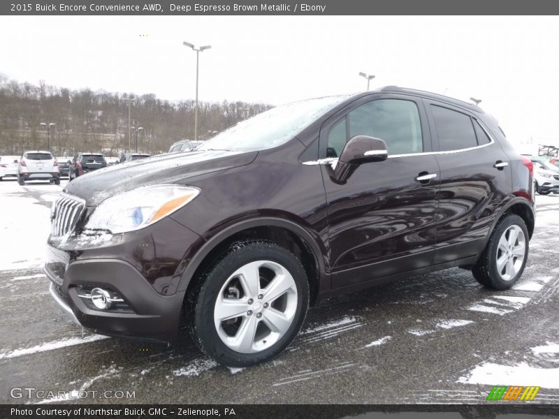 Deep Espresso Brown Metallic / Ebony 2015 Buick Encore Convenience AWD