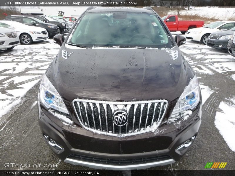 Deep Espresso Brown Metallic / Ebony 2015 Buick Encore Convenience AWD