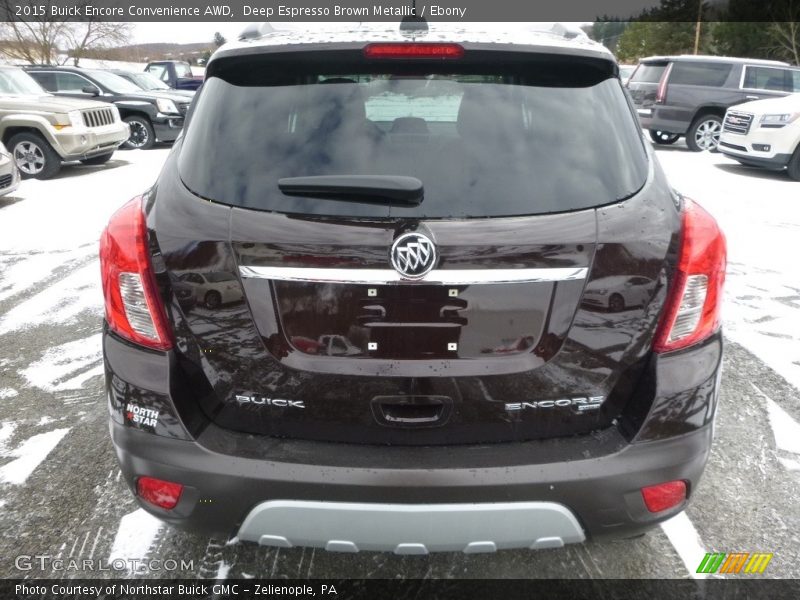 Deep Espresso Brown Metallic / Ebony 2015 Buick Encore Convenience AWD
