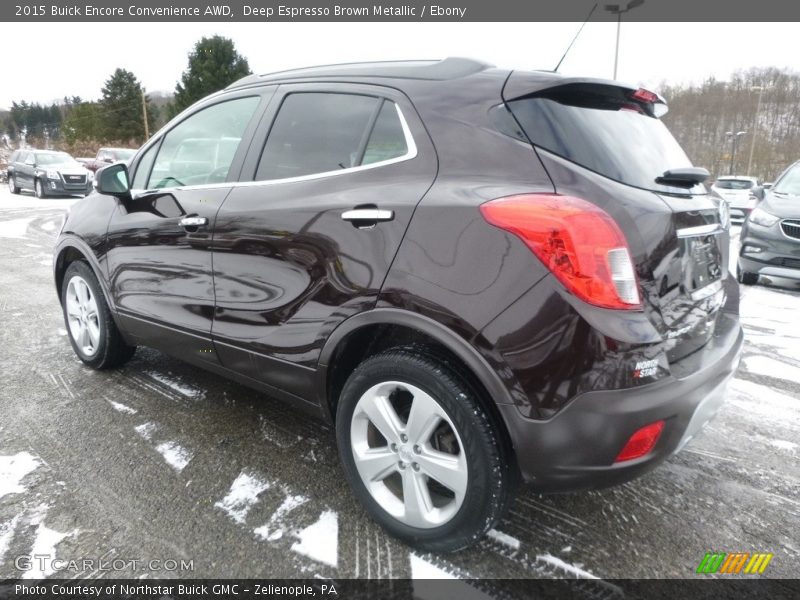 Deep Espresso Brown Metallic / Ebony 2015 Buick Encore Convenience AWD