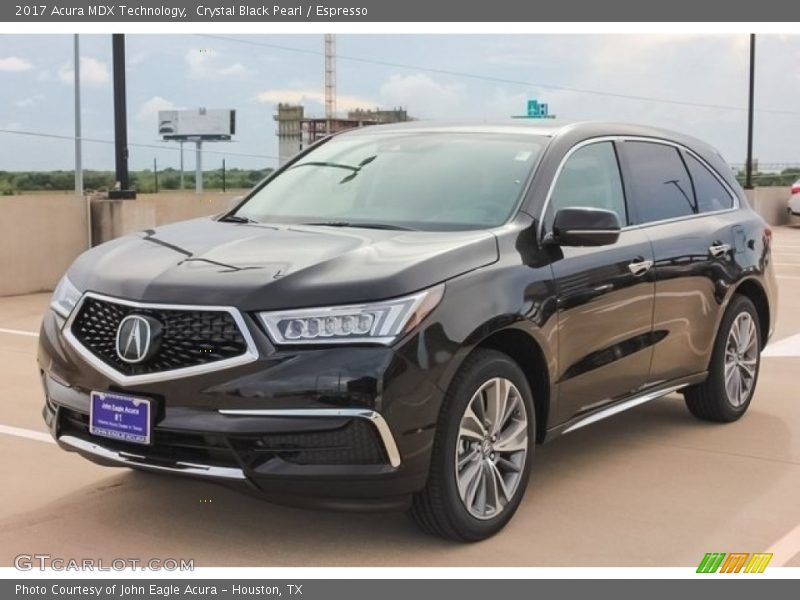 Crystal Black Pearl / Espresso 2017 Acura MDX Technology