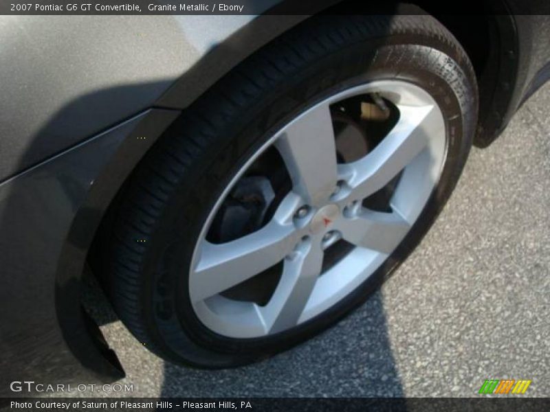 Granite Metallic / Ebony 2007 Pontiac G6 GT Convertible
