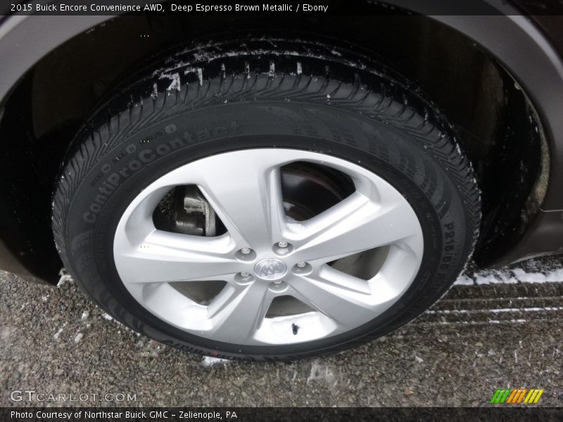 Deep Espresso Brown Metallic / Ebony 2015 Buick Encore Convenience AWD