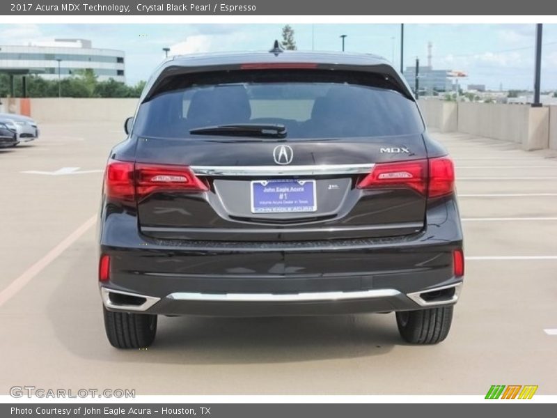 Crystal Black Pearl / Espresso 2017 Acura MDX Technology