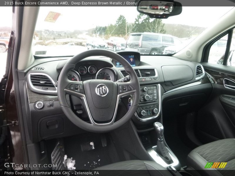 Deep Espresso Brown Metallic / Ebony 2015 Buick Encore Convenience AWD