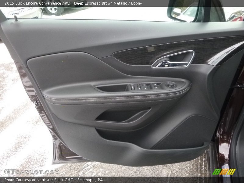 Deep Espresso Brown Metallic / Ebony 2015 Buick Encore Convenience AWD
