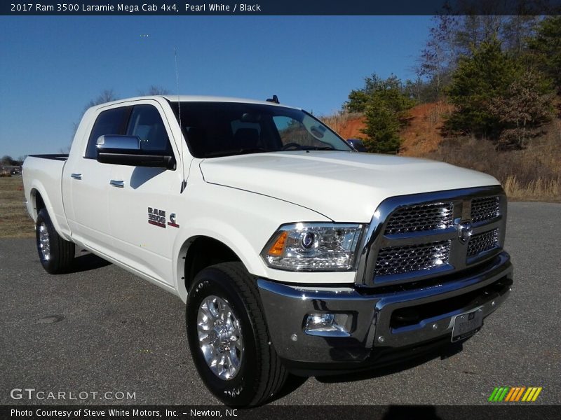 Front 3/4 View of 2017 3500 Laramie Mega Cab 4x4