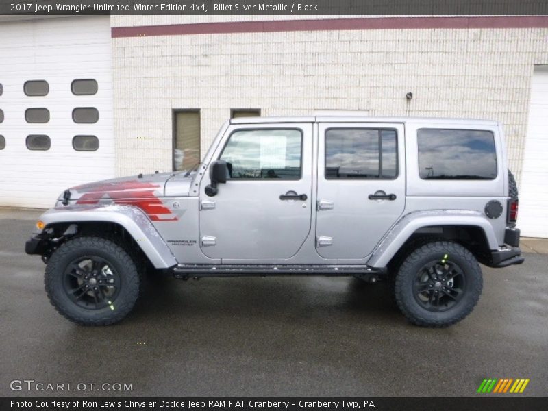 Billet Silver Metallic / Black 2017 Jeep Wrangler Unlimited Winter Edition 4x4