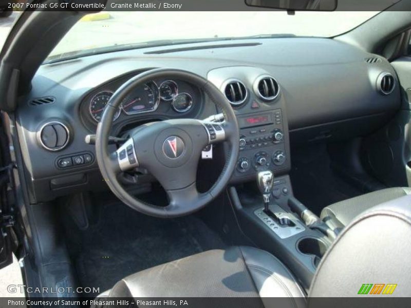 Granite Metallic / Ebony 2007 Pontiac G6 GT Convertible