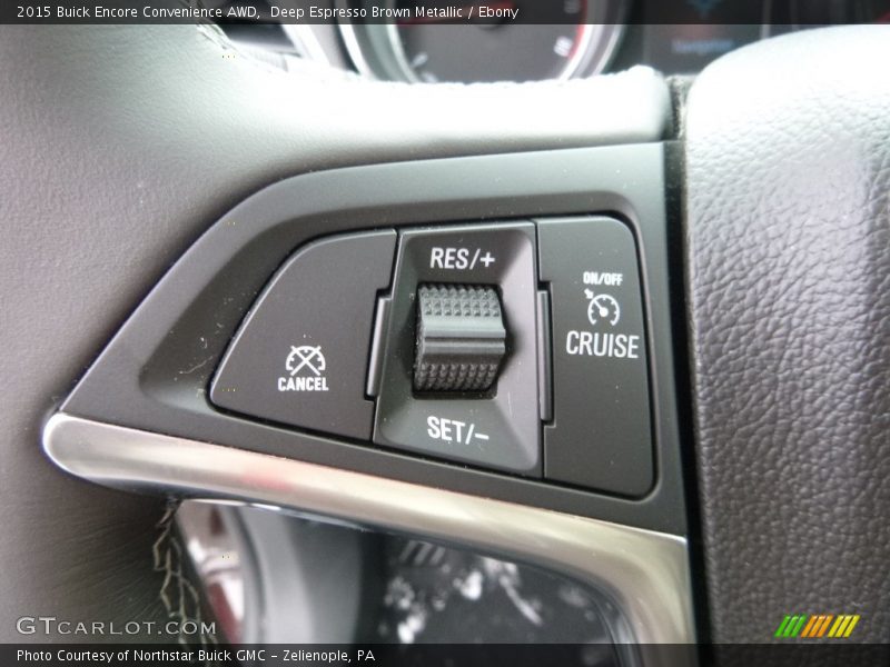 Deep Espresso Brown Metallic / Ebony 2015 Buick Encore Convenience AWD