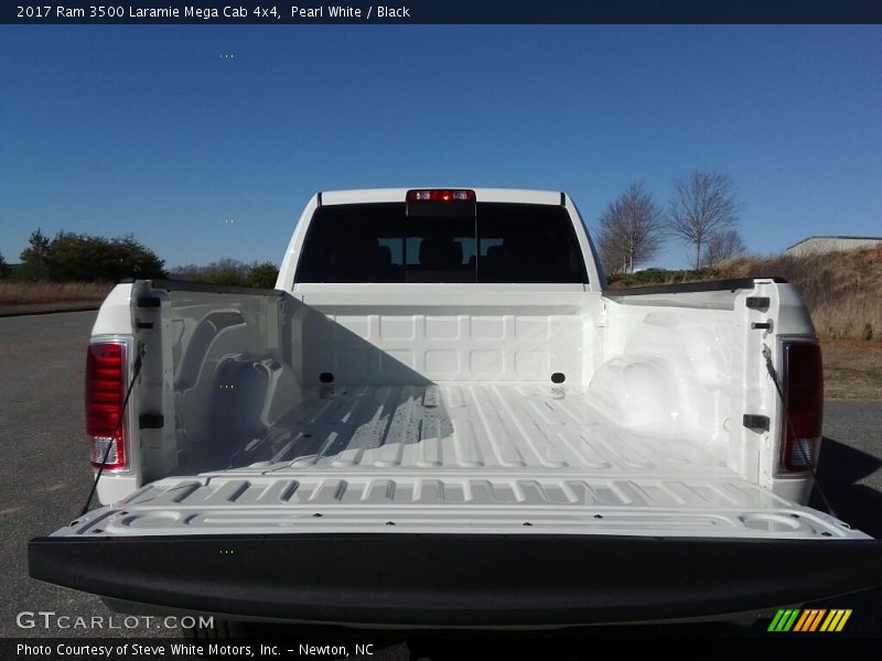 Pearl White / Black 2017 Ram 3500 Laramie Mega Cab 4x4