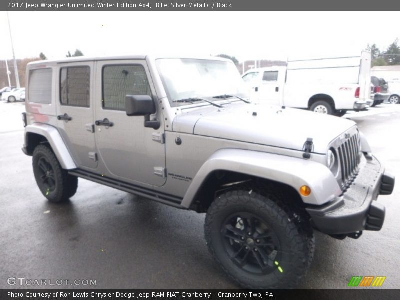 Billet Silver Metallic / Black 2017 Jeep Wrangler Unlimited Winter Edition 4x4