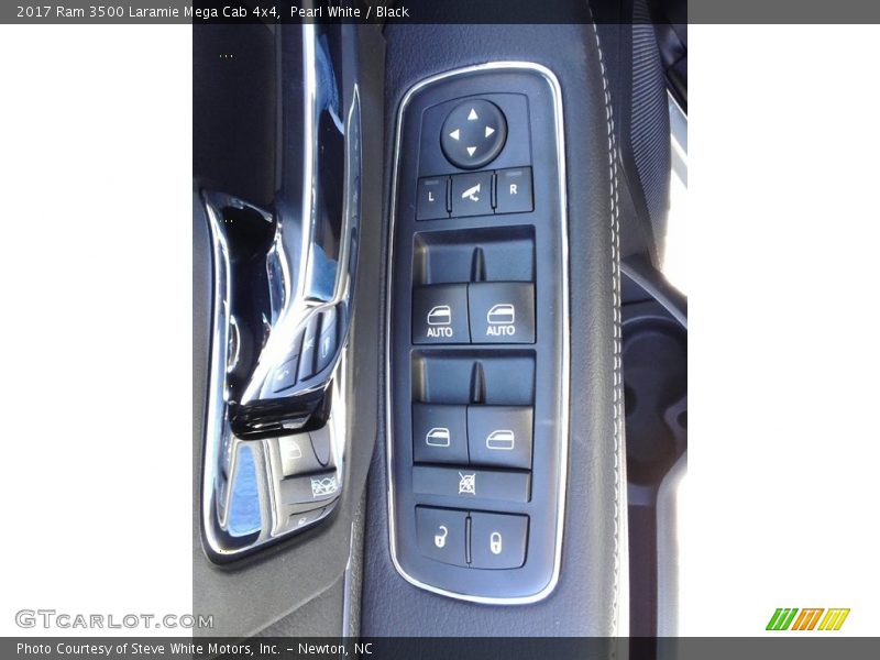Pearl White / Black 2017 Ram 3500 Laramie Mega Cab 4x4