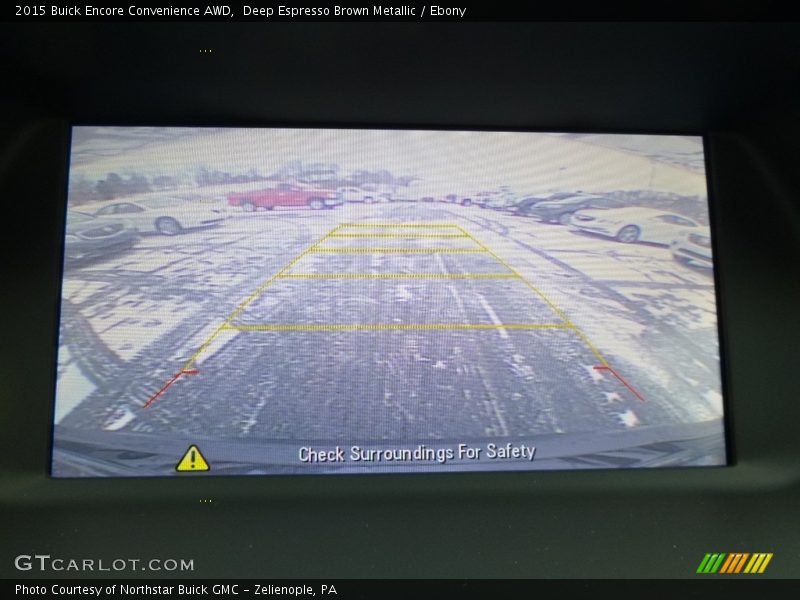 Deep Espresso Brown Metallic / Ebony 2015 Buick Encore Convenience AWD