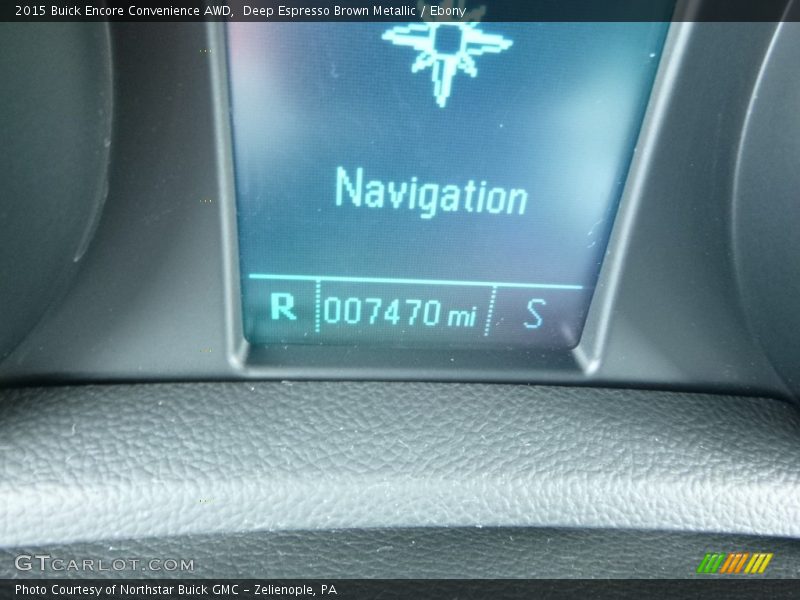 Deep Espresso Brown Metallic / Ebony 2015 Buick Encore Convenience AWD