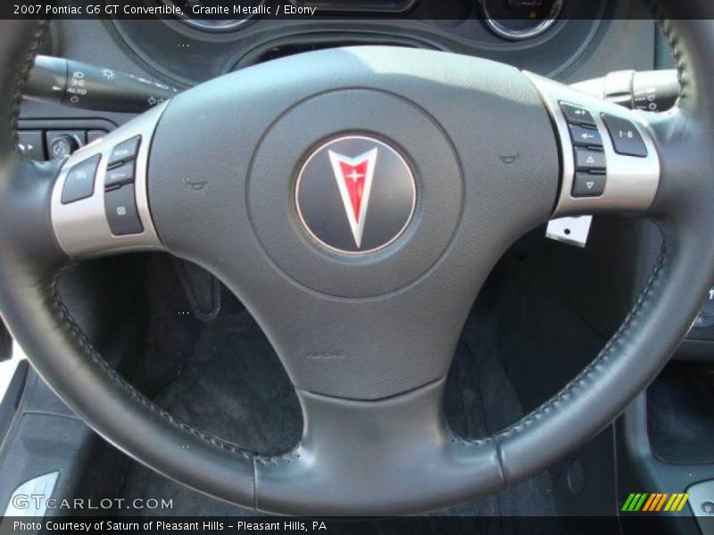 Granite Metallic / Ebony 2007 Pontiac G6 GT Convertible
