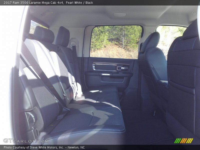 Pearl White / Black 2017 Ram 3500 Laramie Mega Cab 4x4