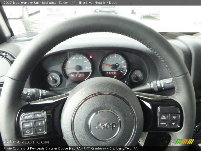 Billet Silver Metallic / Black 2017 Jeep Wrangler Unlimited Winter Edition 4x4