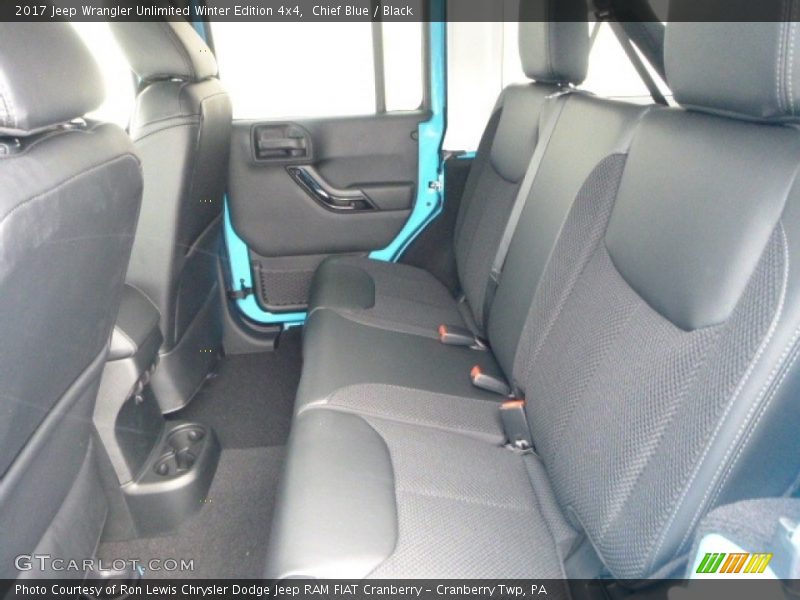 Rear Seat of 2017 Wrangler Unlimited Winter Edition 4x4