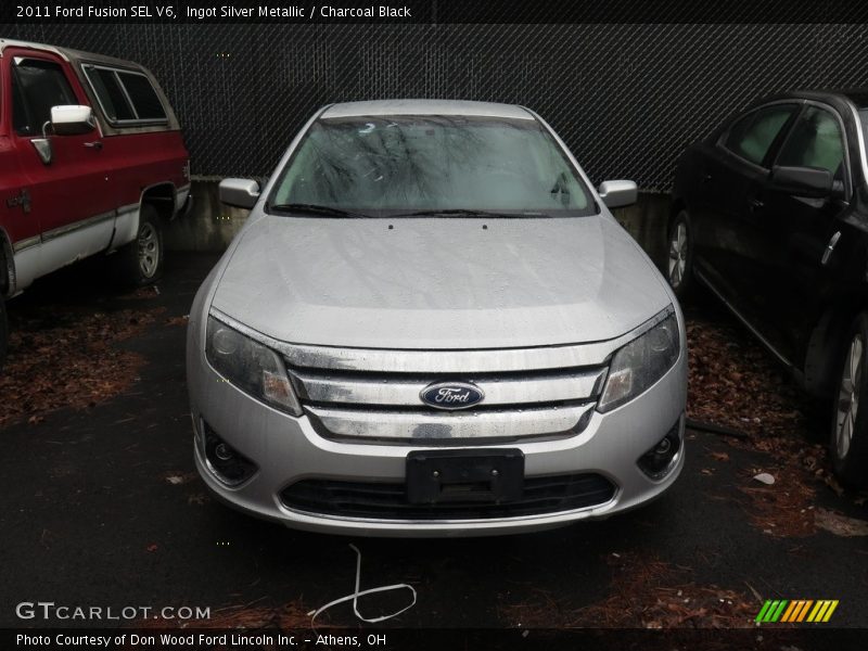 Ingot Silver Metallic / Charcoal Black 2011 Ford Fusion SEL V6