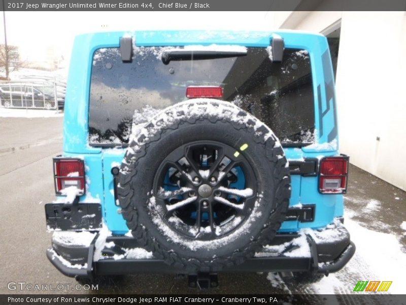 Chief Blue / Black 2017 Jeep Wrangler Unlimited Winter Edition 4x4