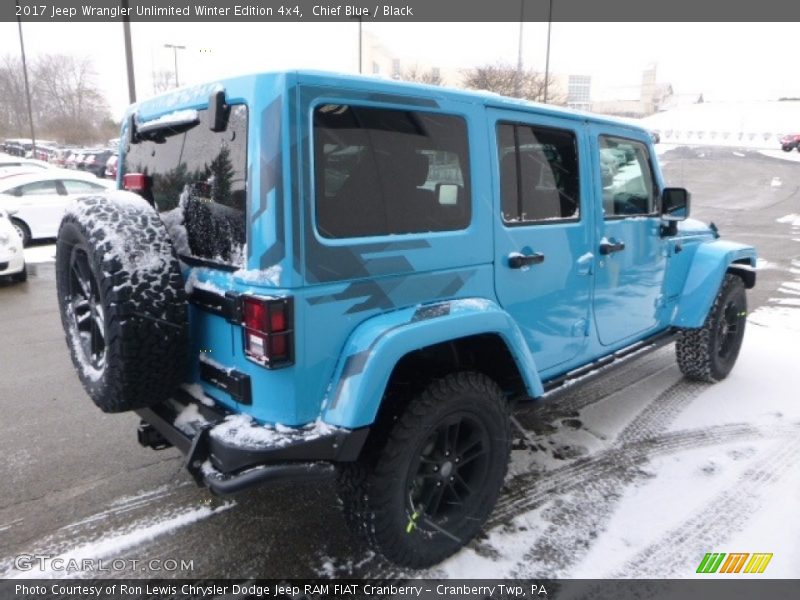 Chief Blue / Black 2017 Jeep Wrangler Unlimited Winter Edition 4x4