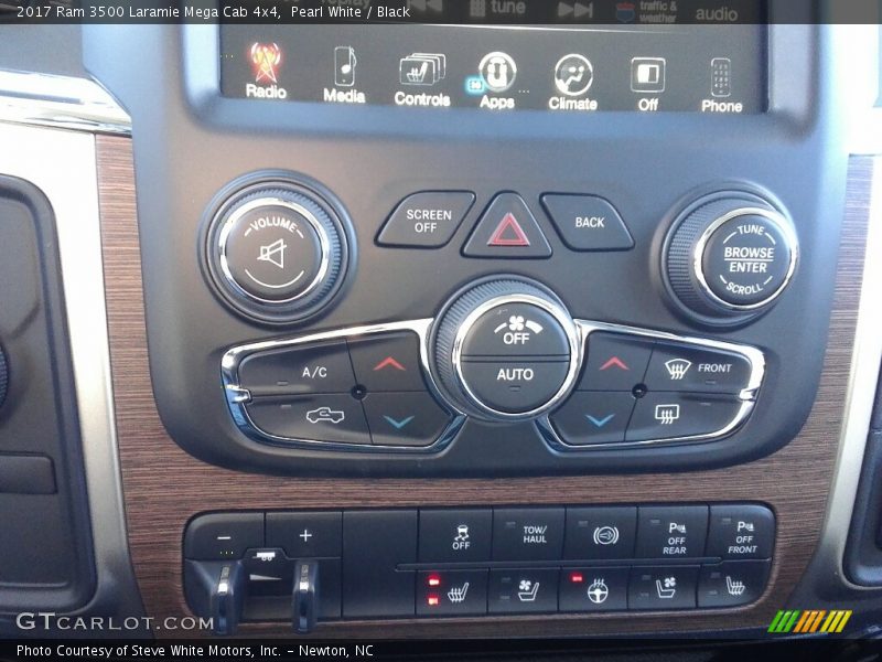 Controls of 2017 3500 Laramie Mega Cab 4x4