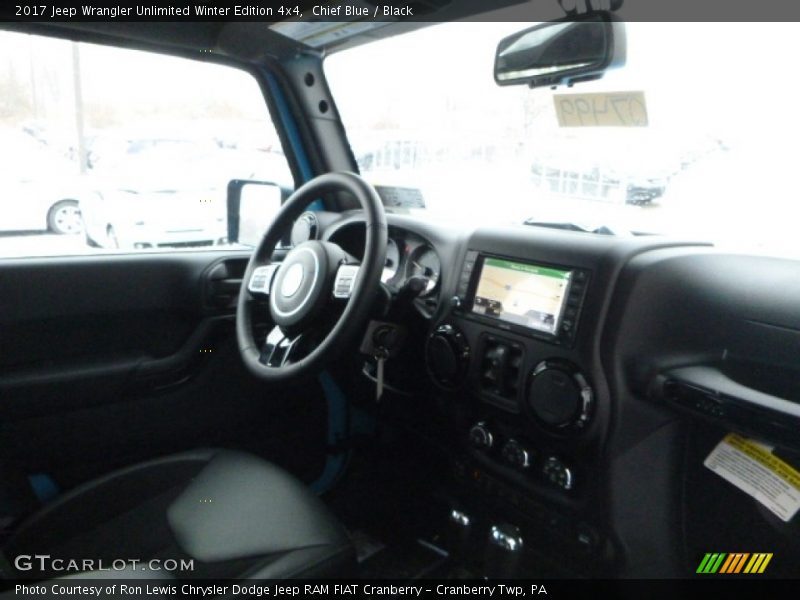 Chief Blue / Black 2017 Jeep Wrangler Unlimited Winter Edition 4x4