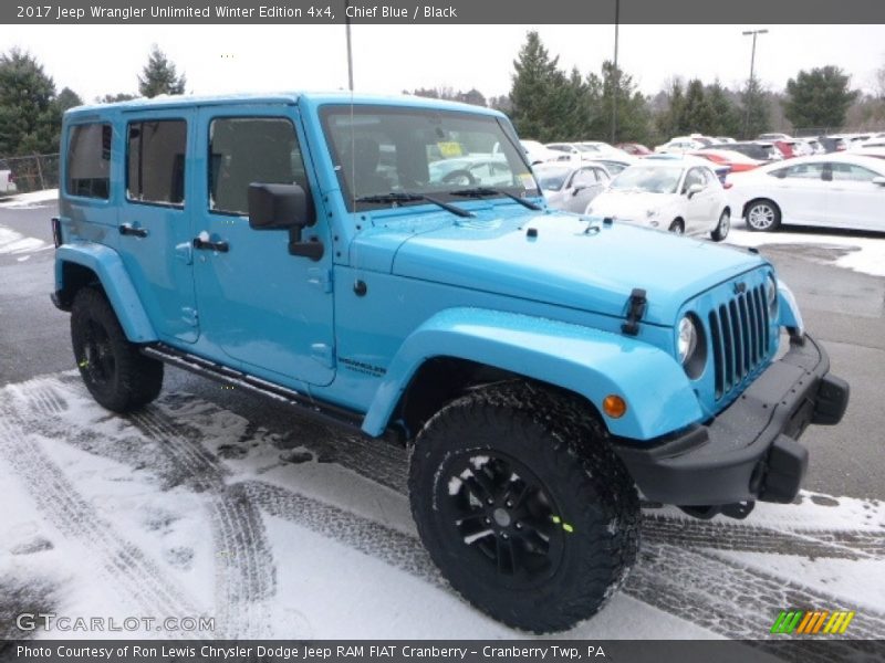 Front 3/4 View of 2017 Wrangler Unlimited Winter Edition 4x4