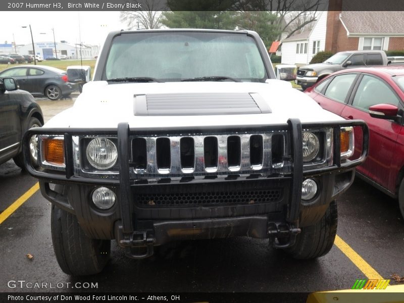 Birch White / Ebony Black 2007 Hummer H3